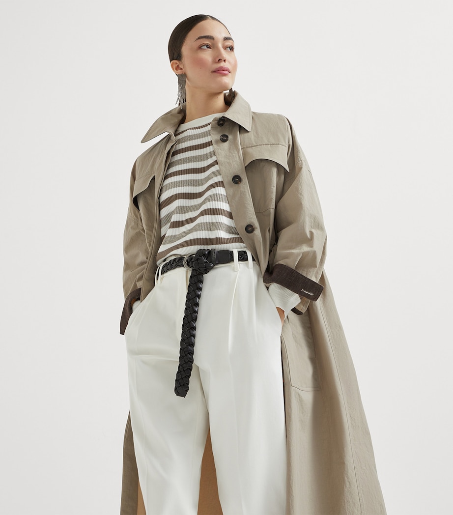 Water-Resistant Trench Coat C9123 Image 5