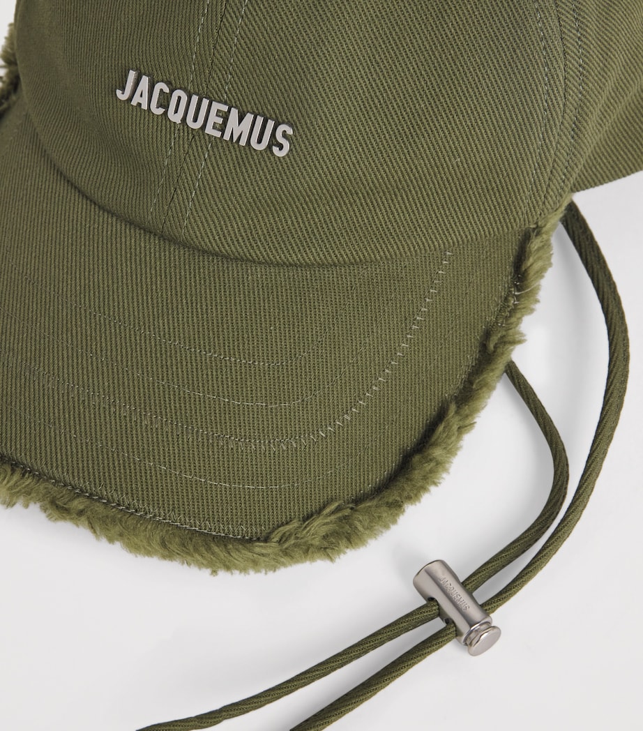 Cotton La Casquette Cap 560-KHAKI Image 4