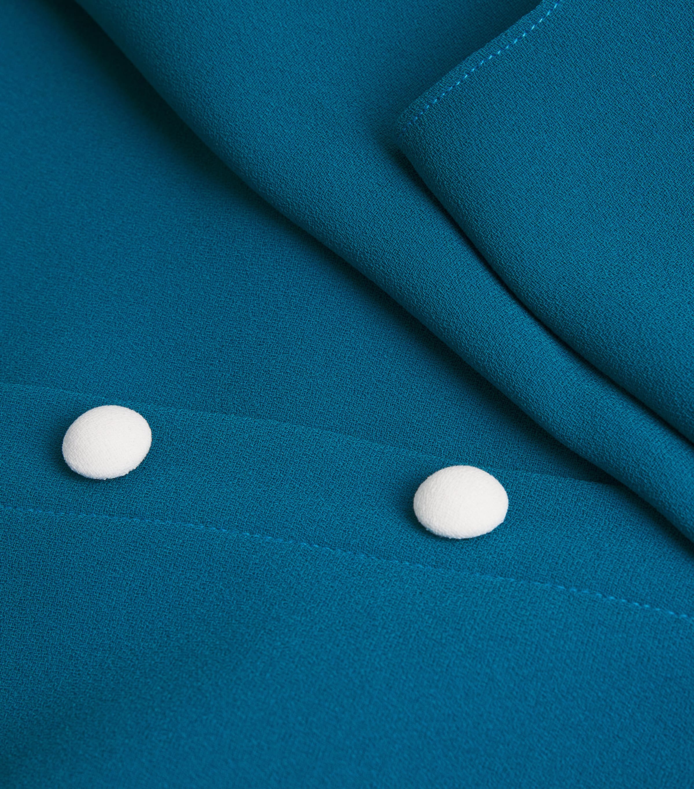 Georgette Cropped Jab Jacket LAGUNA BLUE Image 5