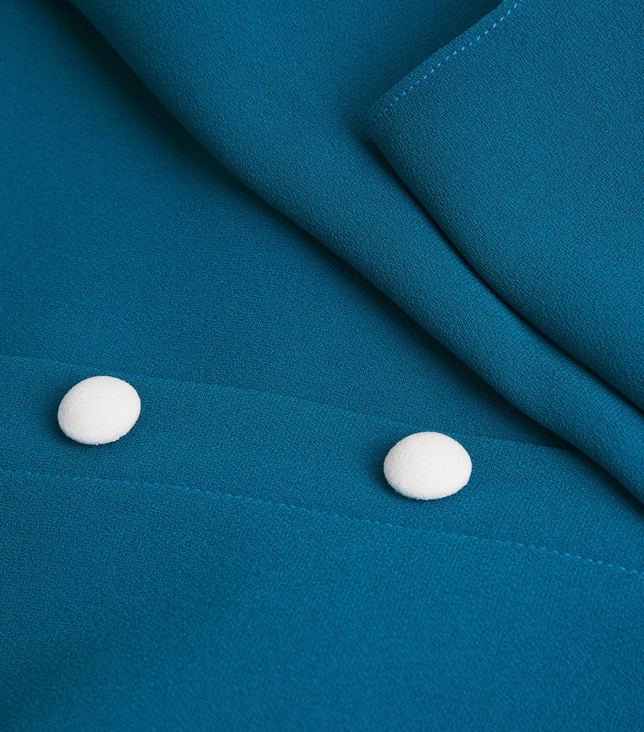 Georgette Cropped Jab Jacket LAGUNA BLUE Image 5