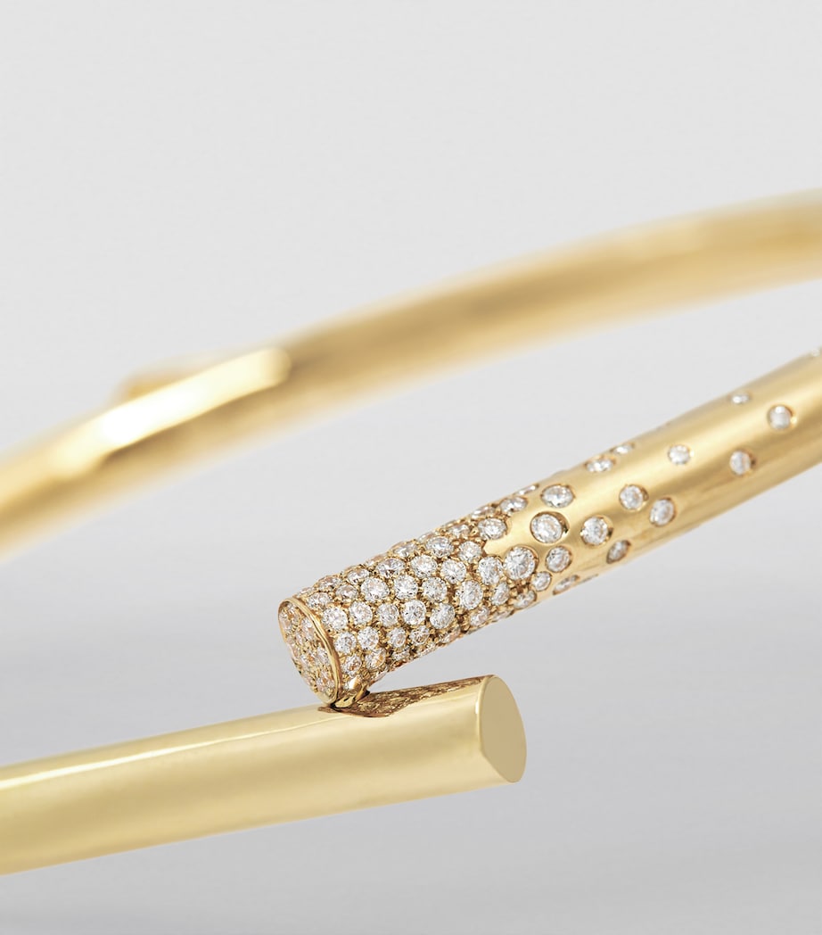 Yellow Gold and Diamond Oera Bangle YELLOW GOLD Image 6