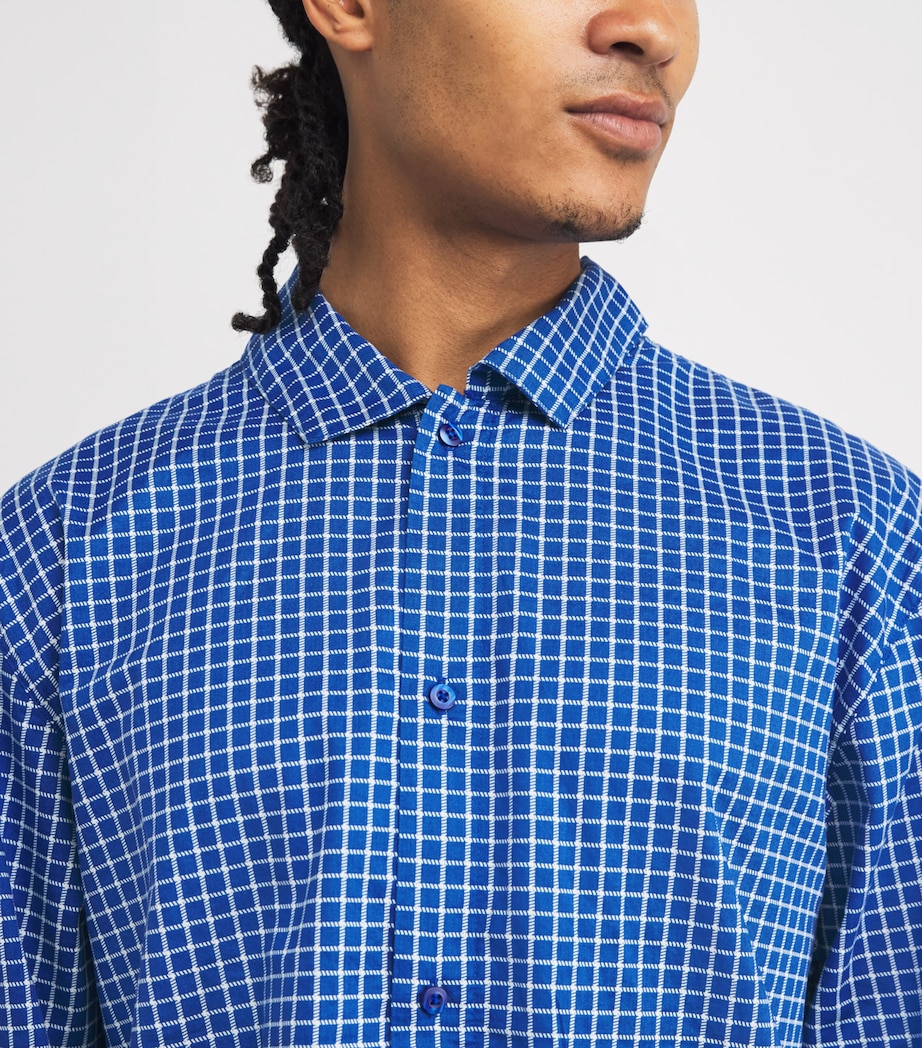 Cotton Check Pyjama Set ZFJ19484 CLUB CHECK Image 4