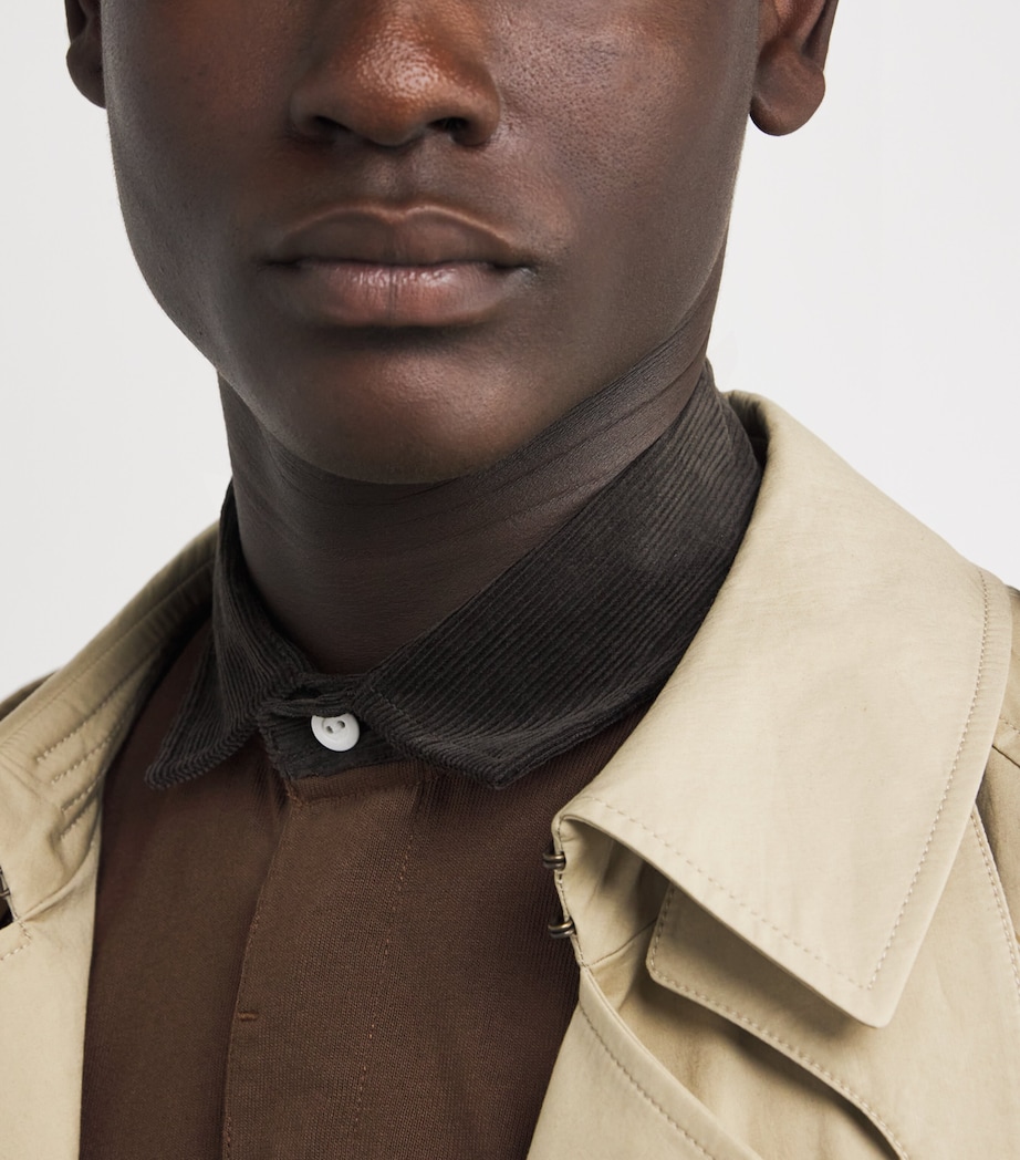 Cotton Polo Bear Rugby Shirt BROWN Image 6