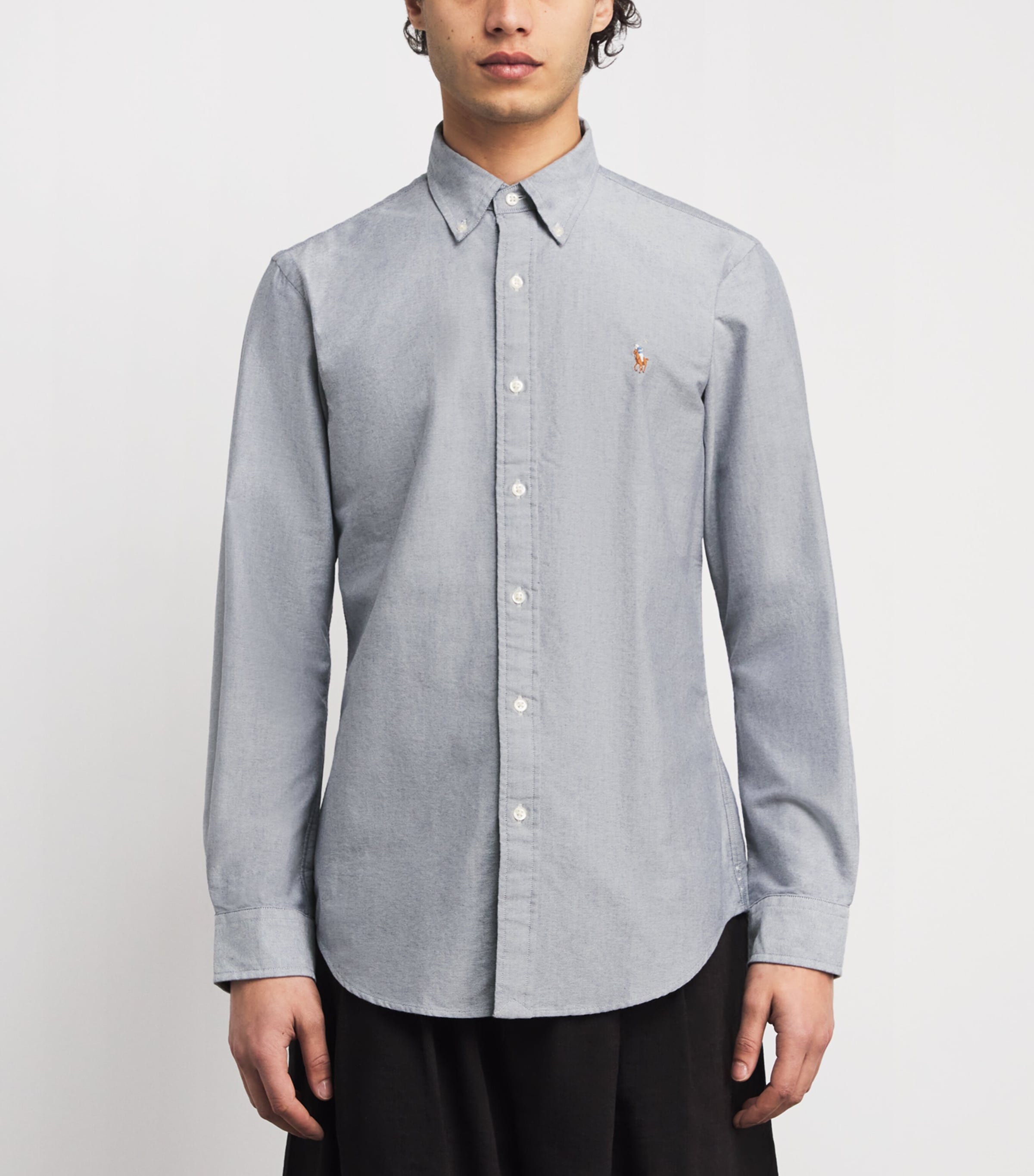 Custom Fit Oxford Shirt NAVY Image 3