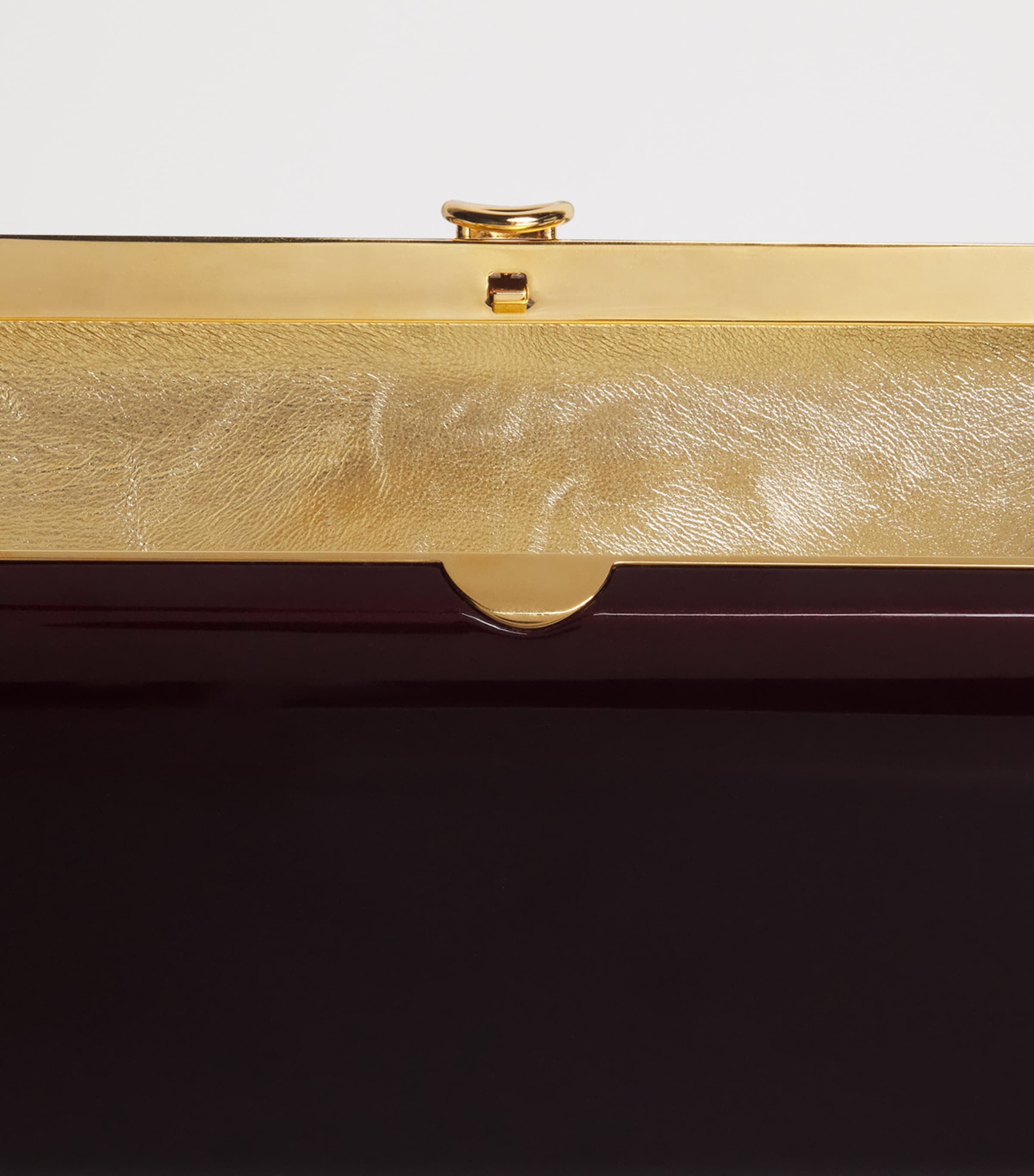 Jeffrey Levinson Mirrored Finley Clutch Bag Touring Malbec Image 5