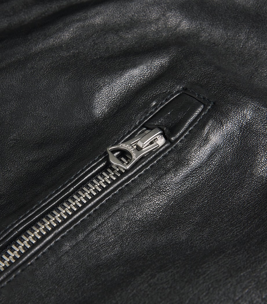 Melrose Leather Jacket BLK Image 5