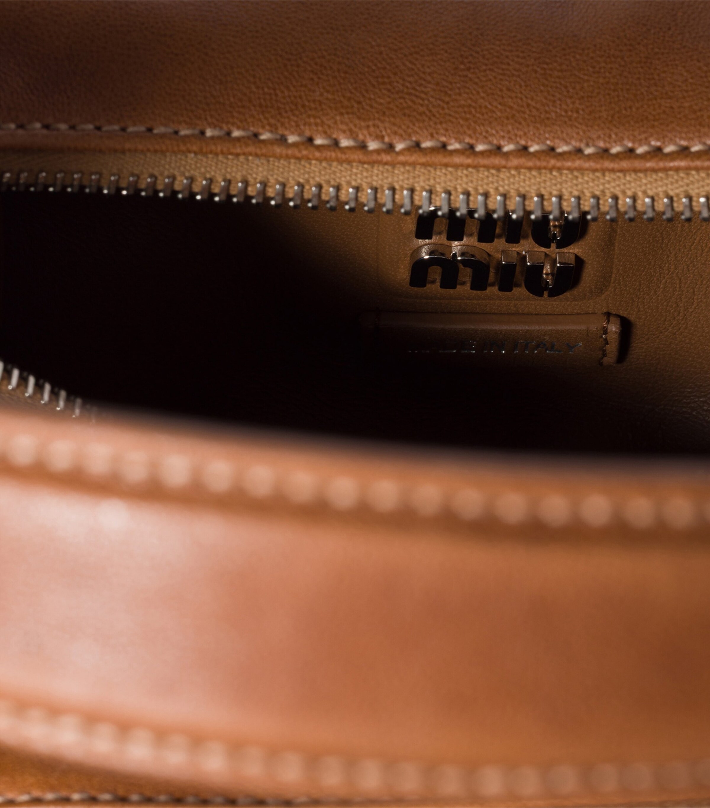 Nappa Leather Pocket Top-Handle Bag F098L Image 6