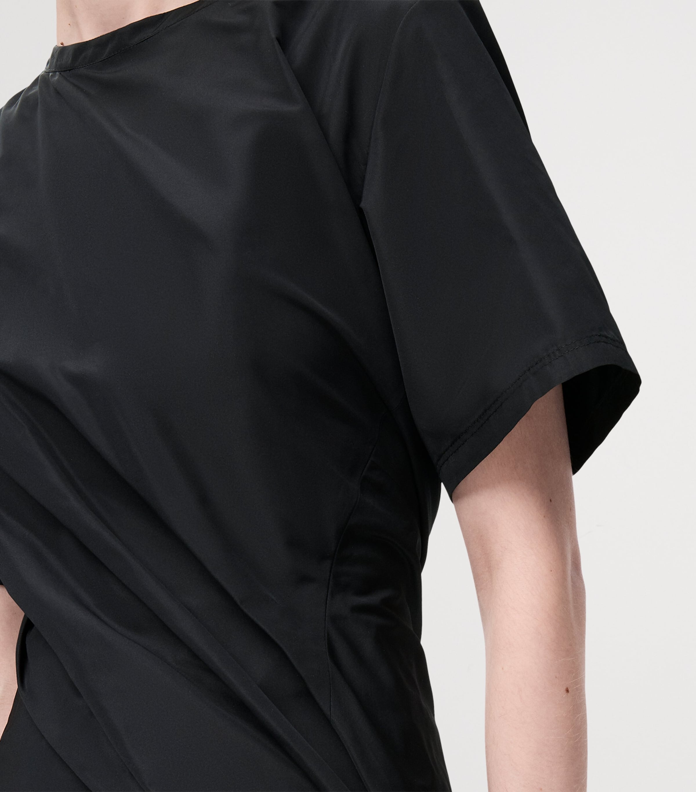 Twisted Mini Dress BLACK Image 4