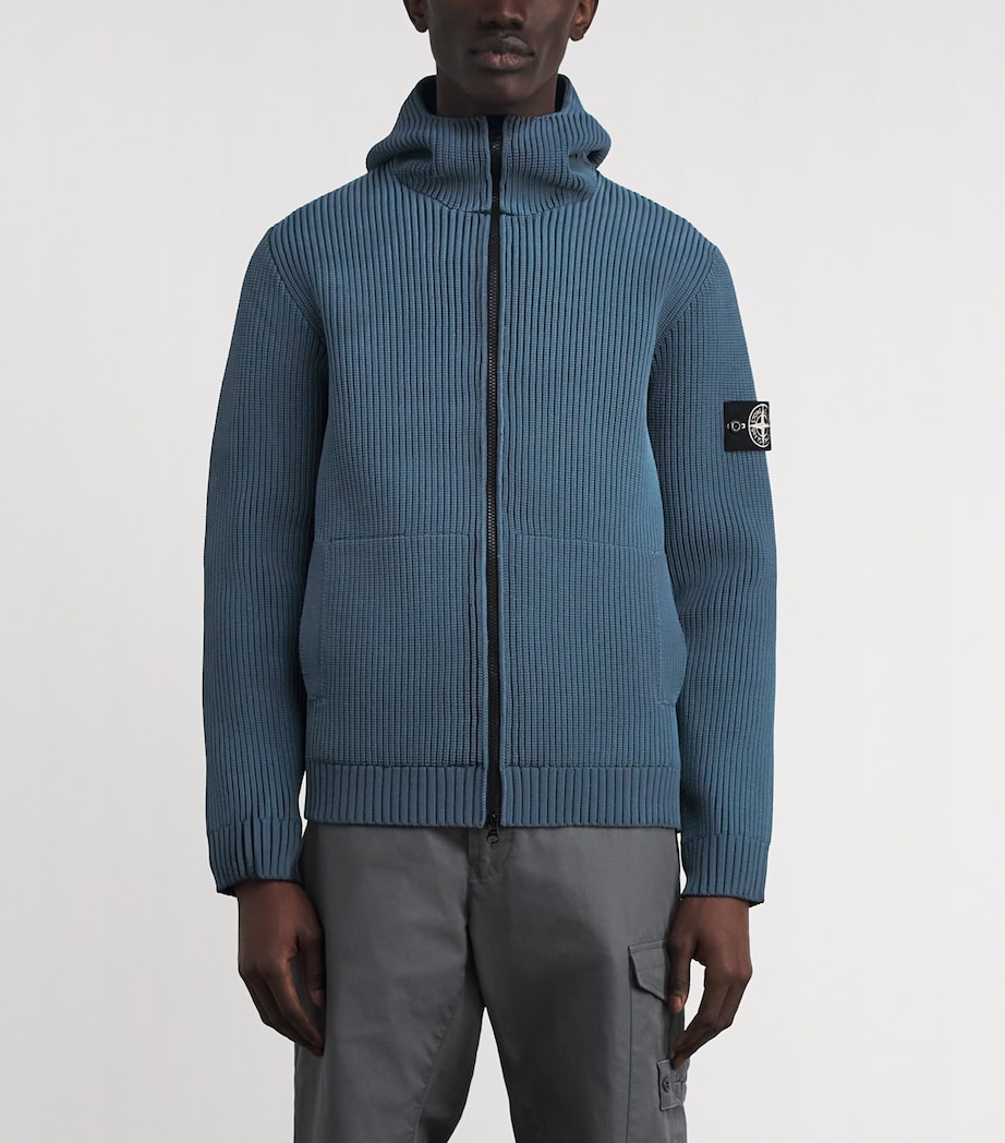 President’s Knit Corrosion Zip-Up Hoodie V0120 Image 3