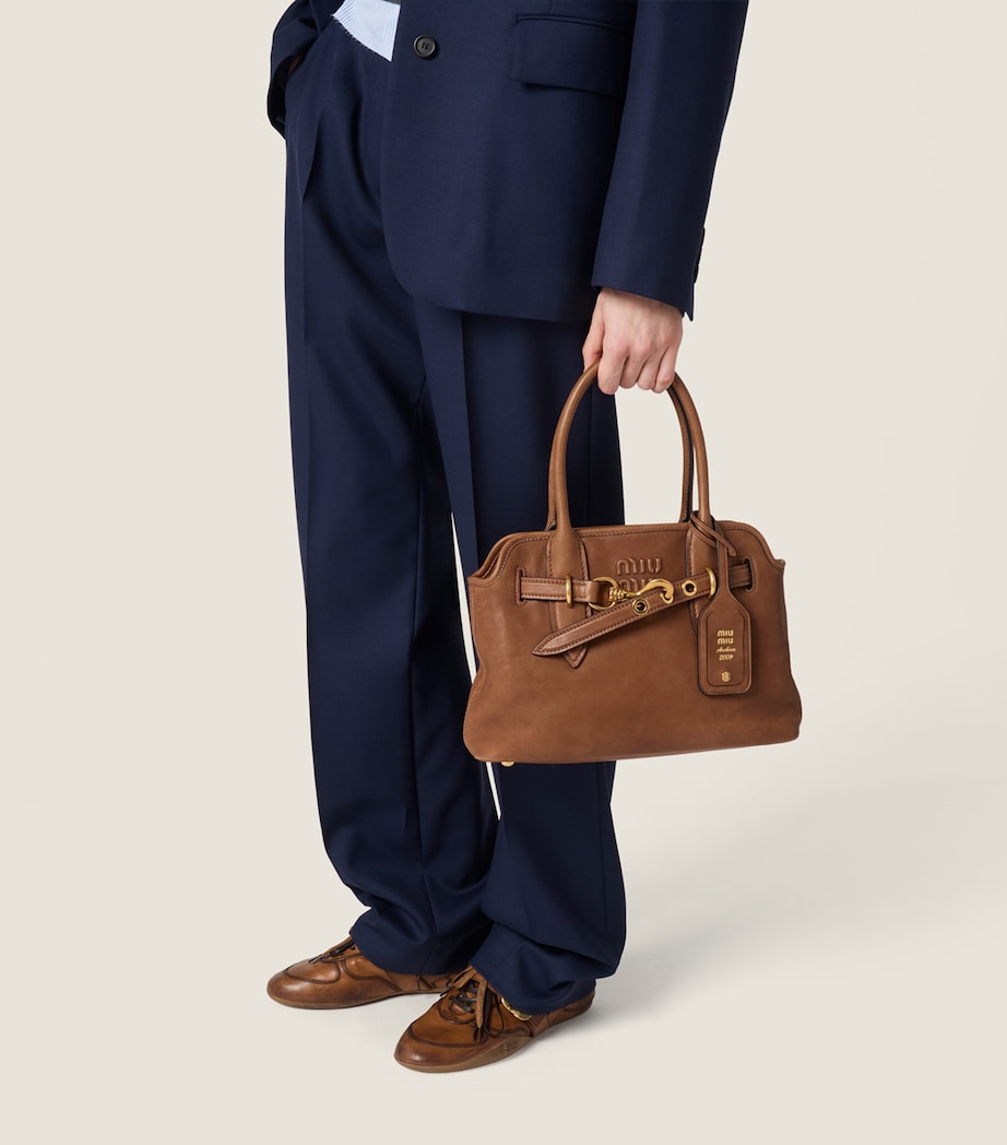 Nappa Leather Aventure Top-Handle Bag F0316 Image 2