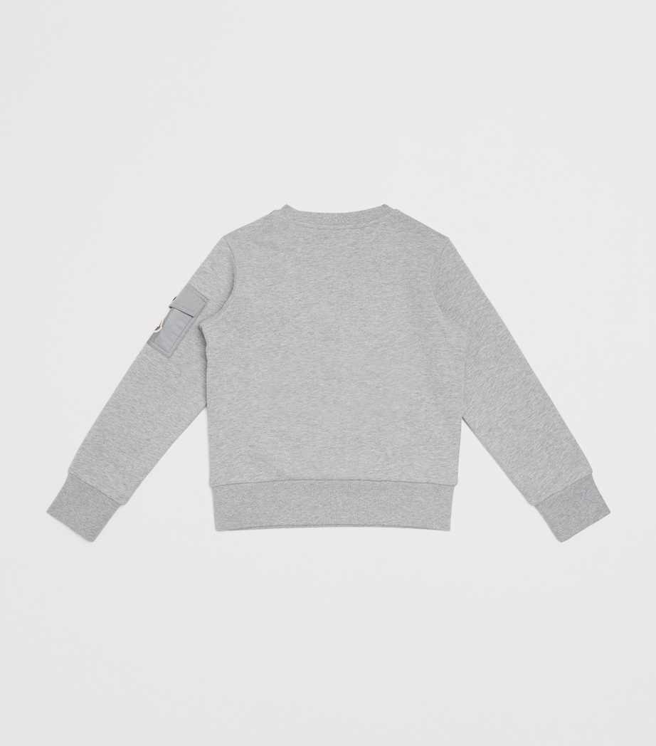 Cotton Logo-Patch Sweatshirt (8-10 Years) 980 Image 2