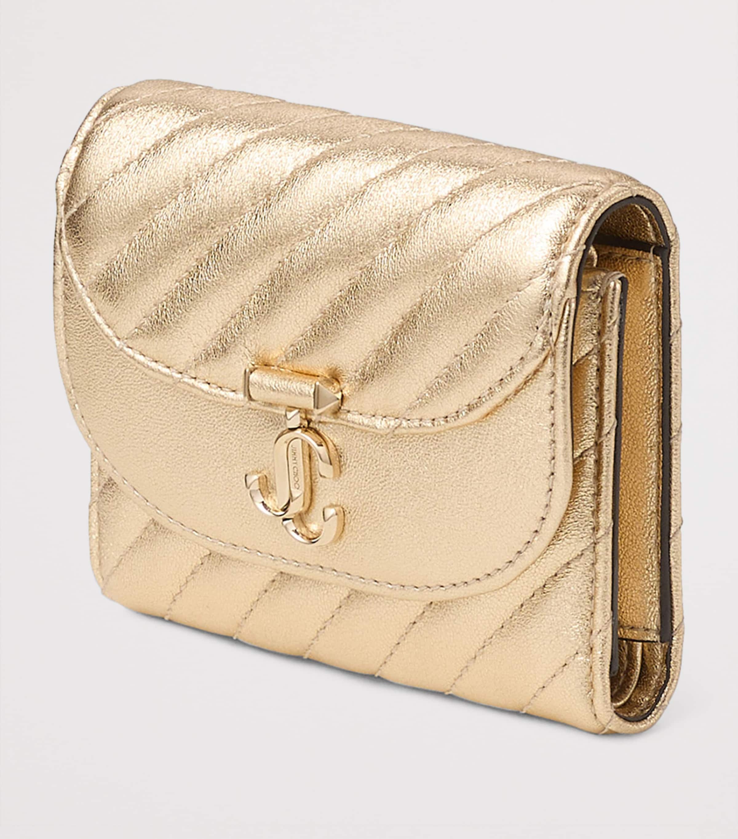 Curve Marinda Leather Wallet GOLD/SHINY GOLD Image 2