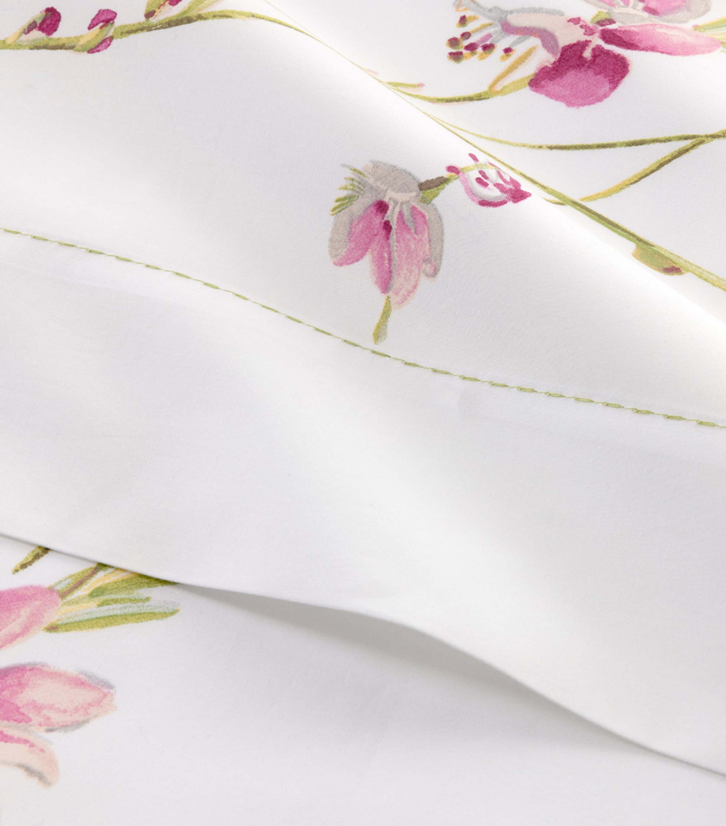 Yves Delorme Gaura Double Flat Sheet (240cm x 295cm) Multicoloured Image 3