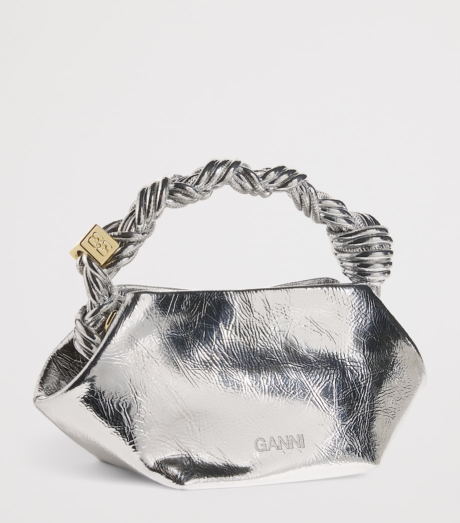 Mini Metallic Bou Top-Handle Bag 018 SILVER Image 3