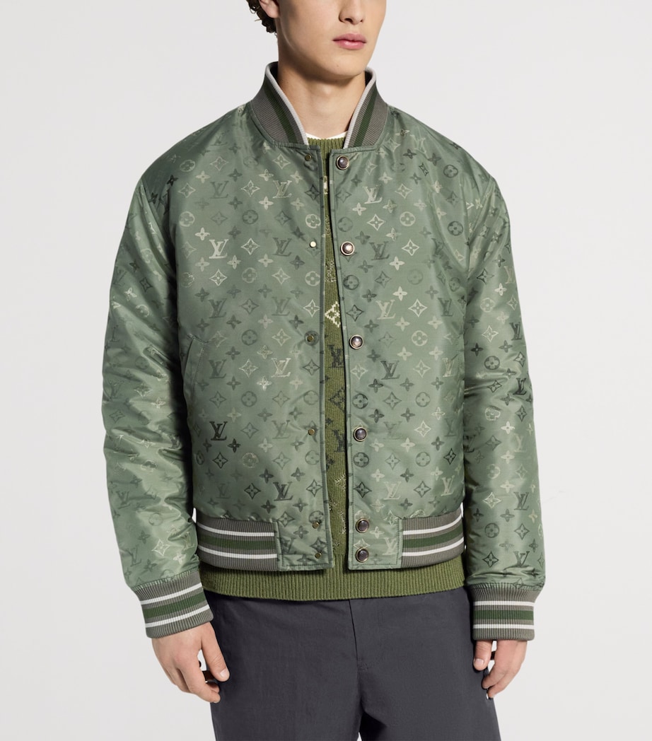 Monogram Bomber Jacket KHAKI GREEN Image 2