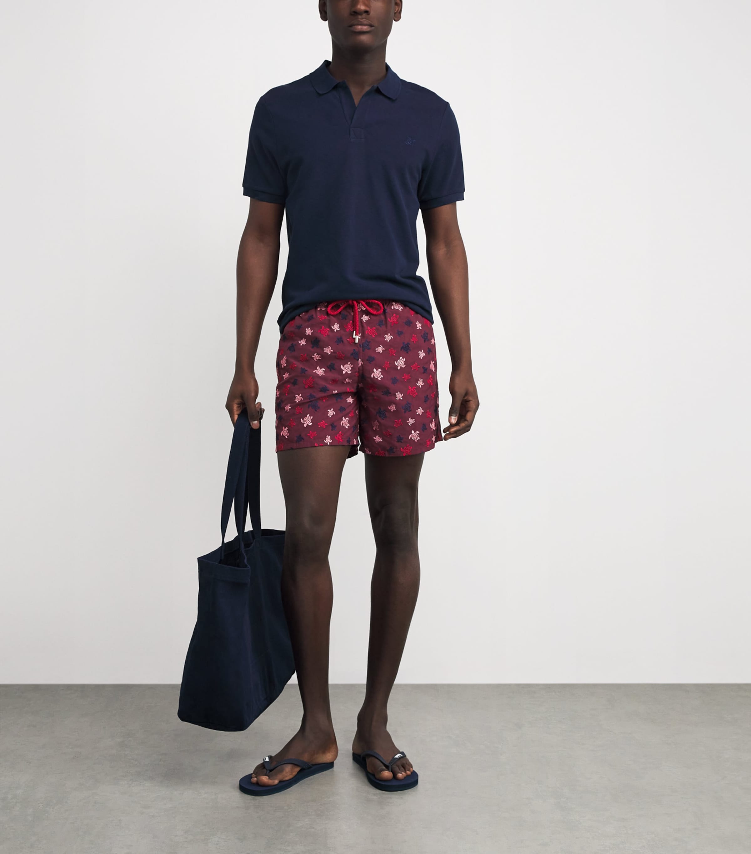 Embroidered Turtle Mistral Swim Shorts 229 BACCHUS Image 2