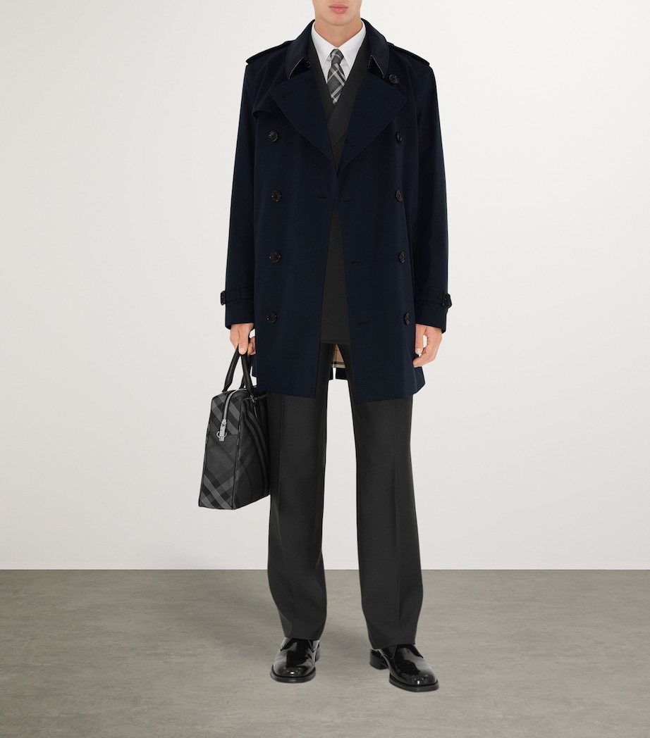 Short Kensington Heritage Trench Coat COAL BLUE Image 5