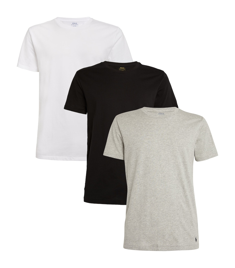 Cotton Classic T-Shirts (Set of 3) WHITE/BLACK/HTHR Image 1