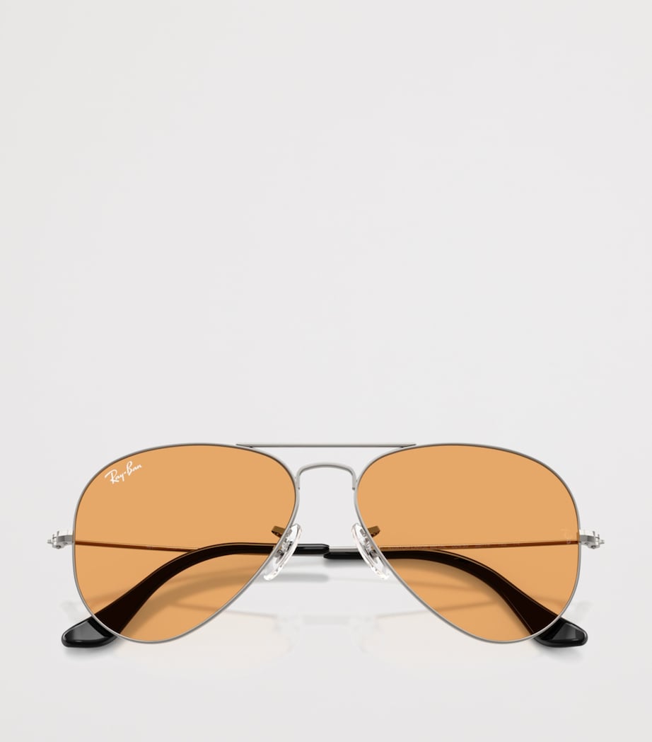 Ray-Ban Aviator Classic Aviator Sunglasses Grey Image 5