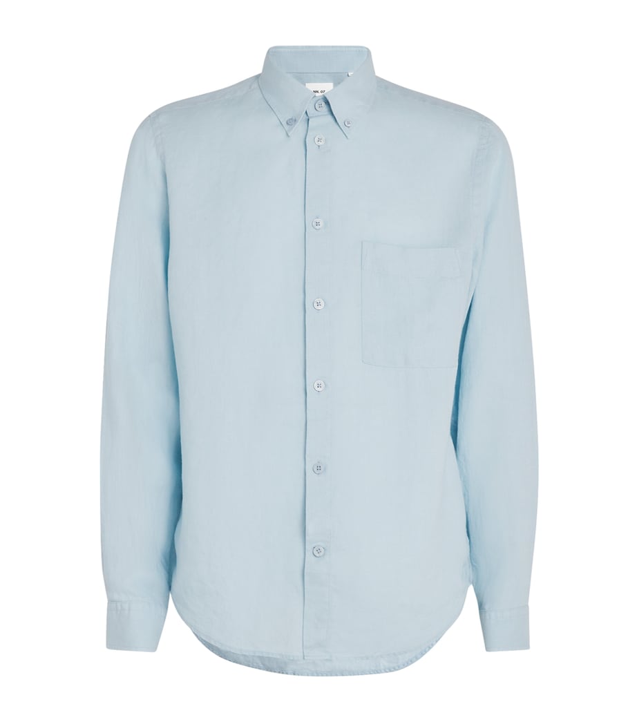 Linen Arne Shirt WINTER SKY 284 Image 1