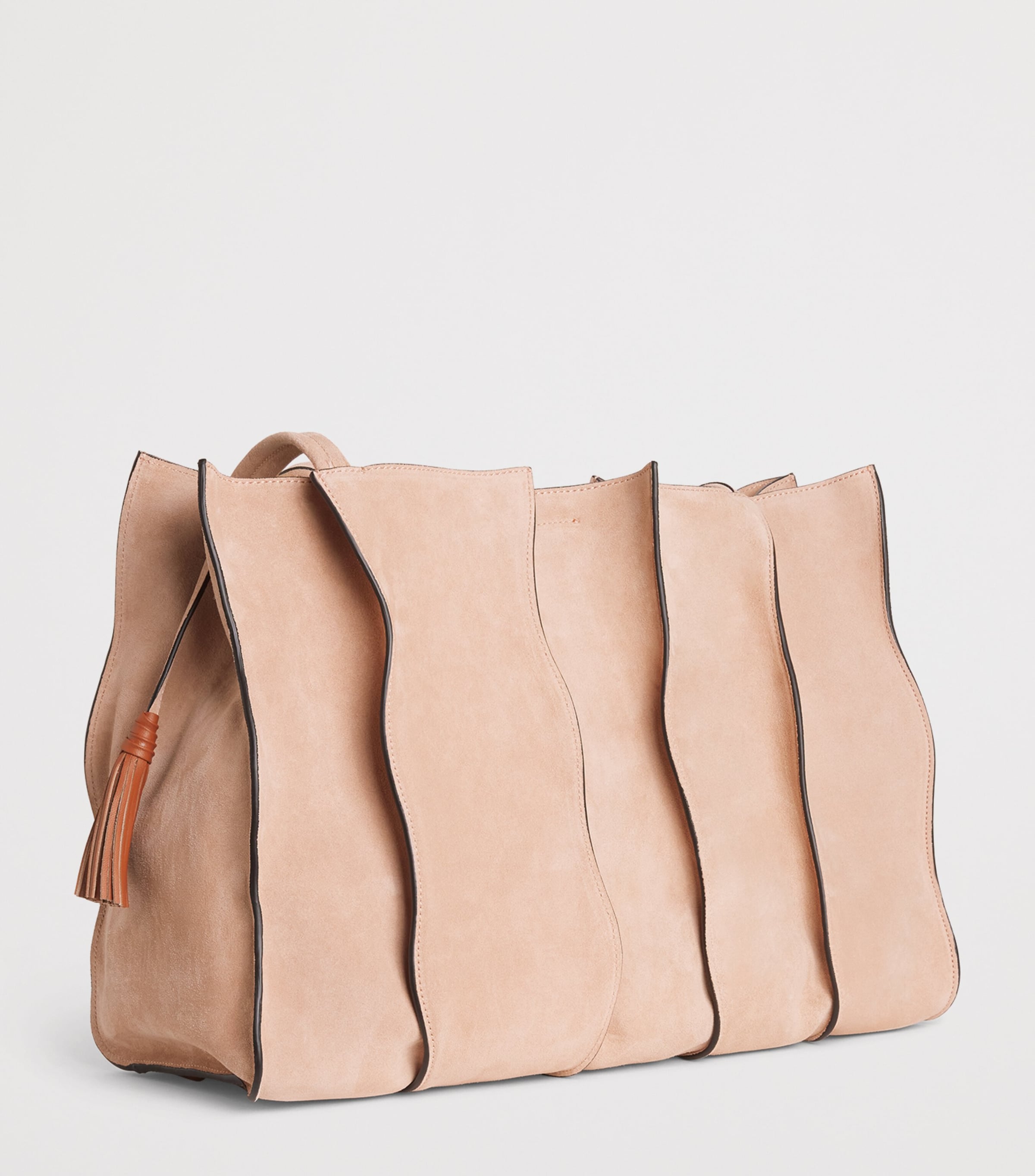 Ulla Johnson Large Suede Adria Tote Bag Sienna Image 3