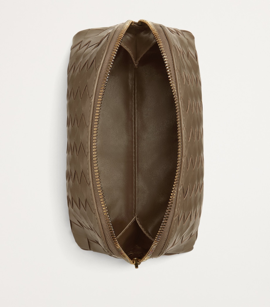 Medium Leather Intrecciato Half-Moon Pouch 2355 Image 2