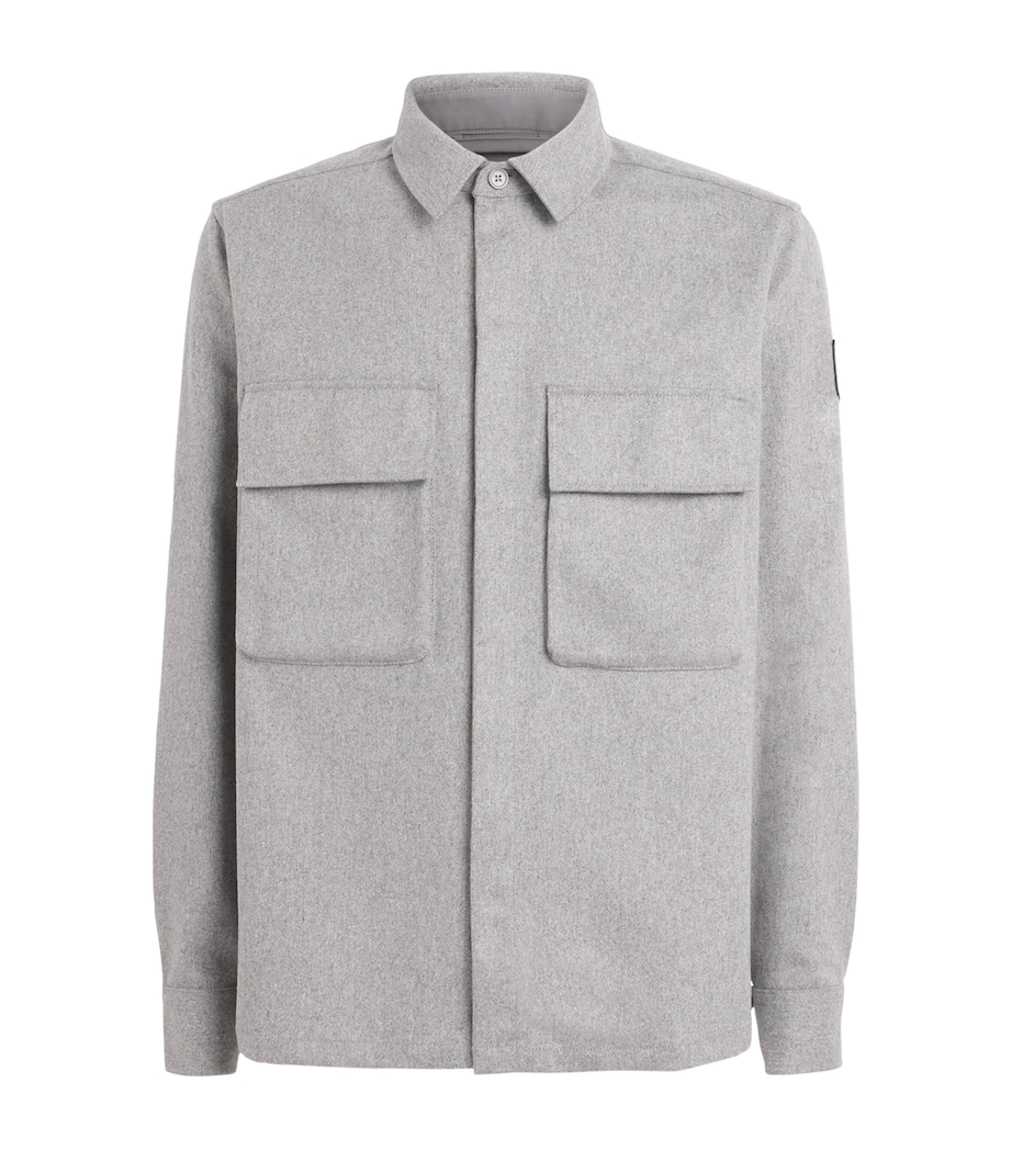 Wool-Blend Pointer Shirt MLLGRLIGHT GREY Image 1