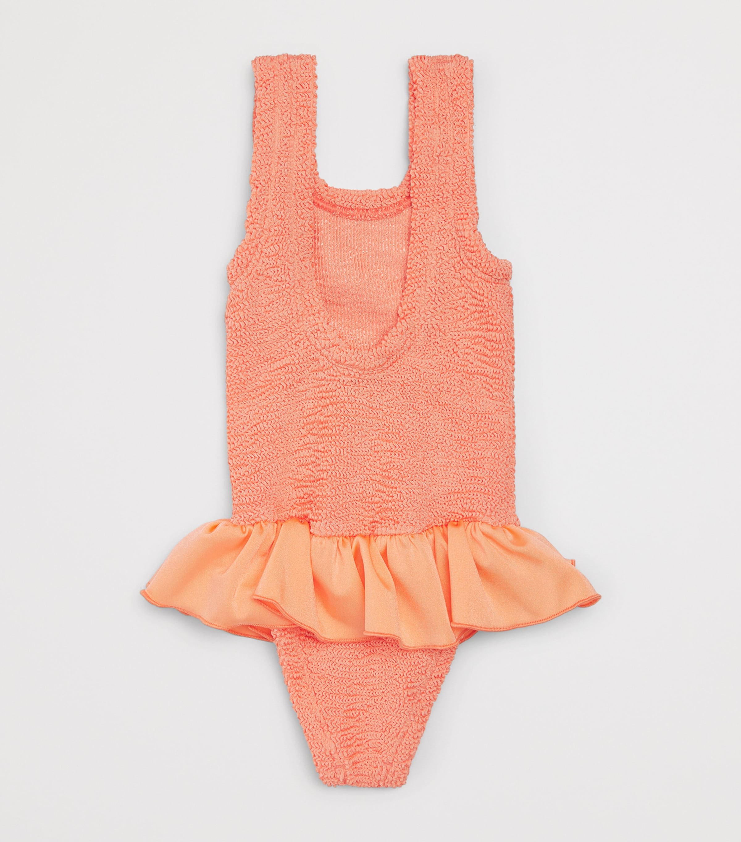 Hunza G Kids Denise Swimsuit Metallic Coral Image 2