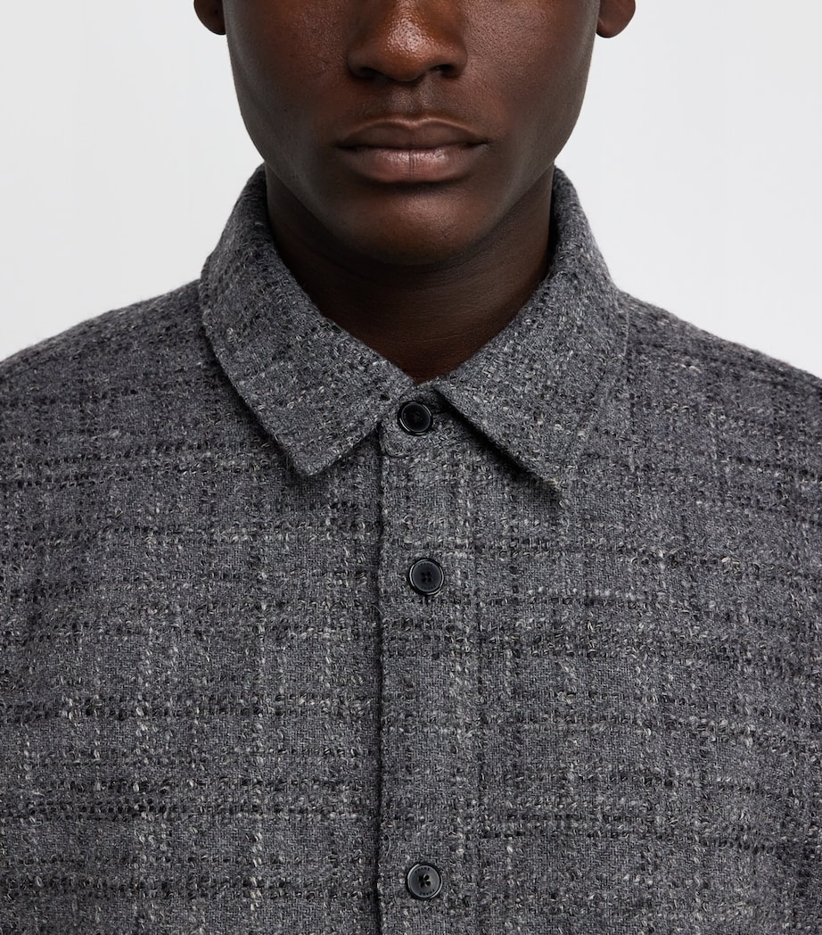 Wool-Blend Tweed Overshirt GRYM Image 6
