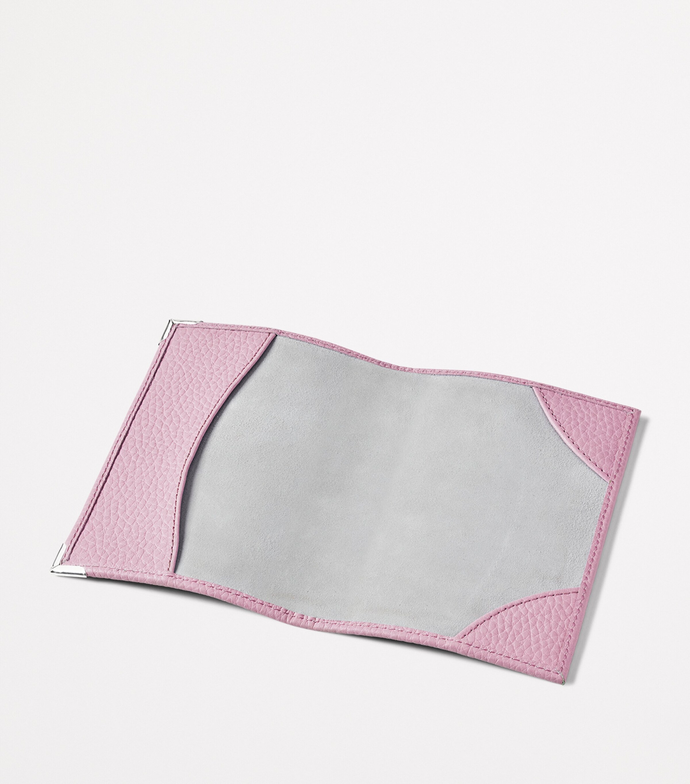 Leather Passport Holder LILAC Image 3