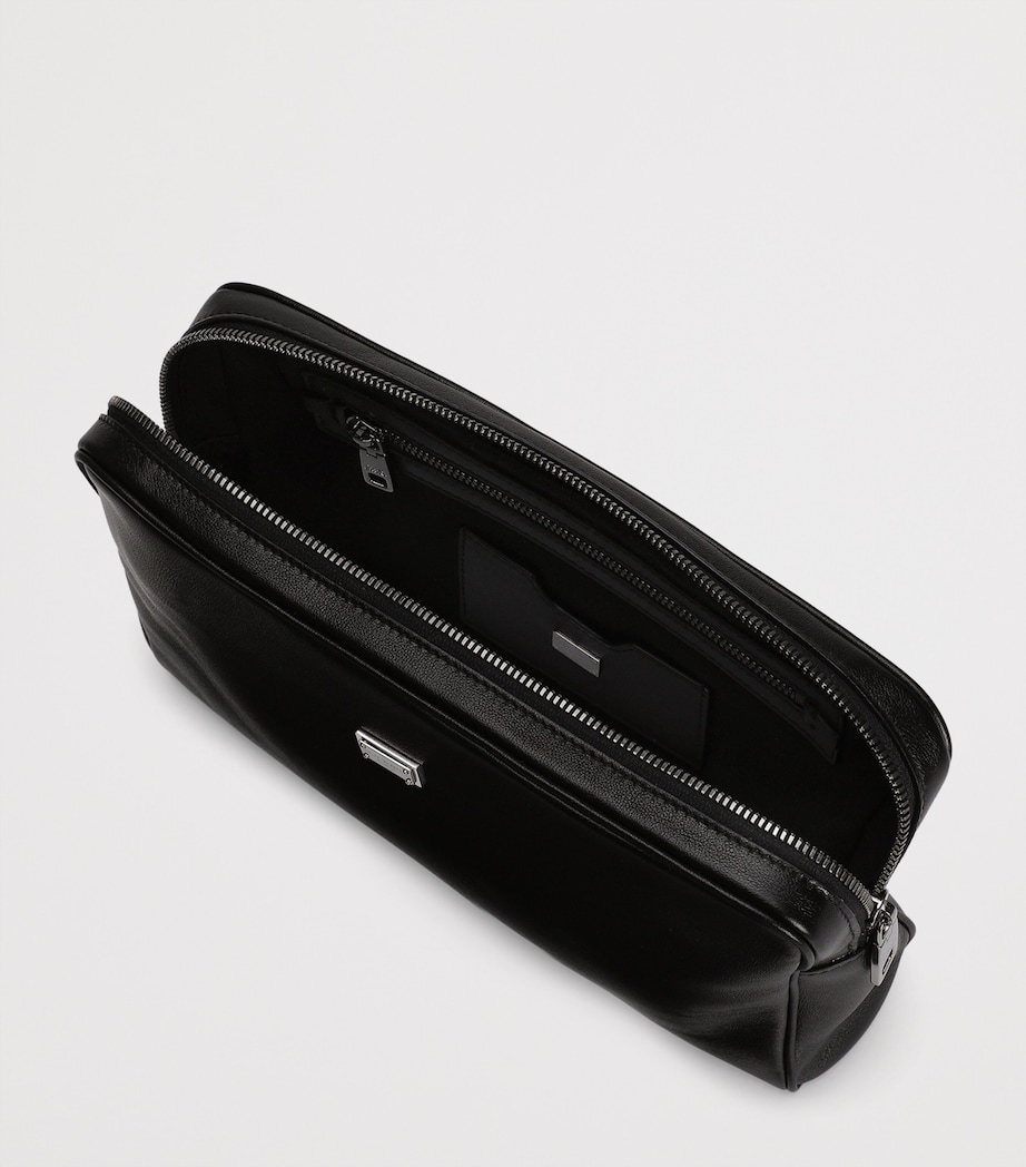 Leather Roma Pouch 80999-BLACK Image 4