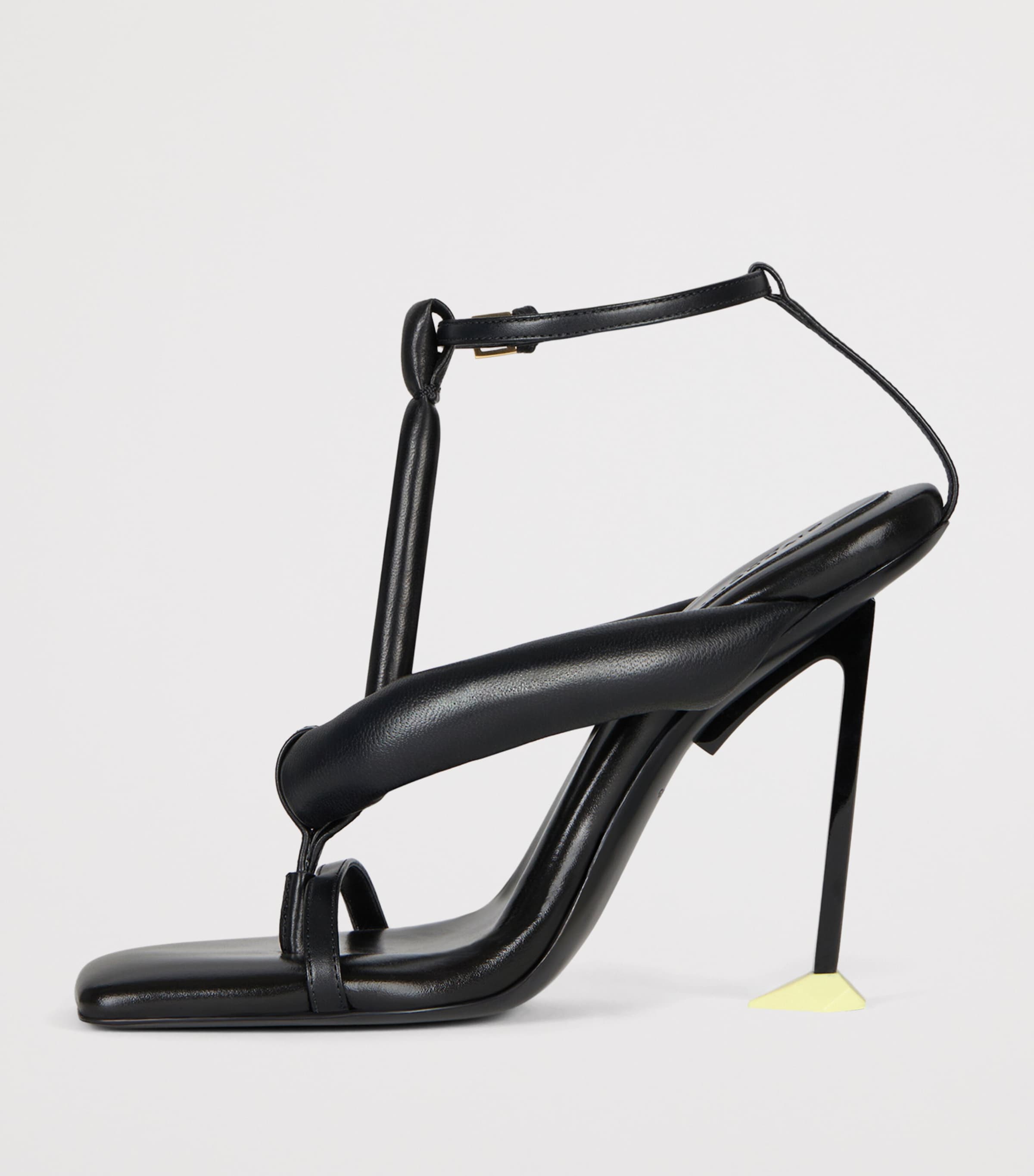 Givenchy Calfskin Boudoir Sandals 95 Black Image 4