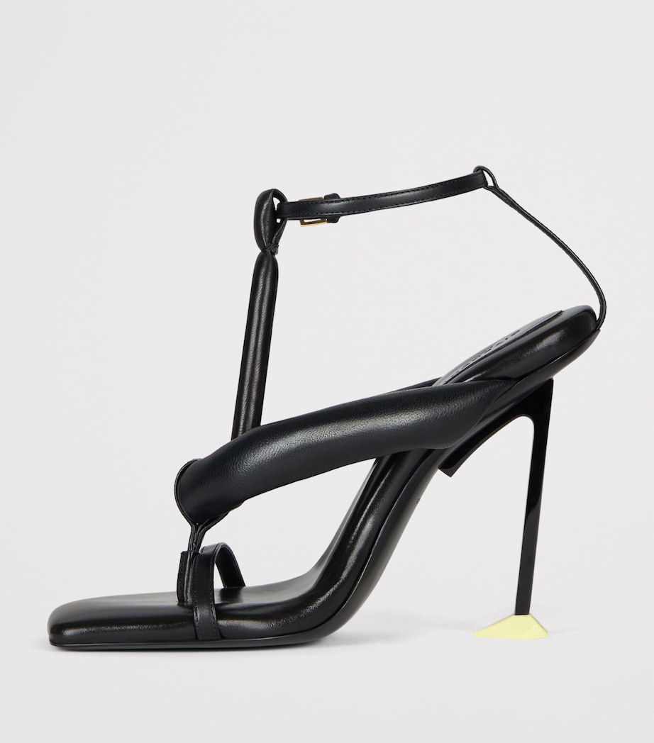 Givenchy Calfskin Boudoir Sandals 95 Black Image 4