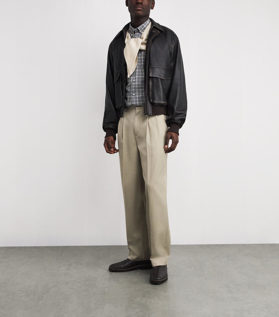 Cotton Check Bramham Shirt GY31 GREY MARL Image 2