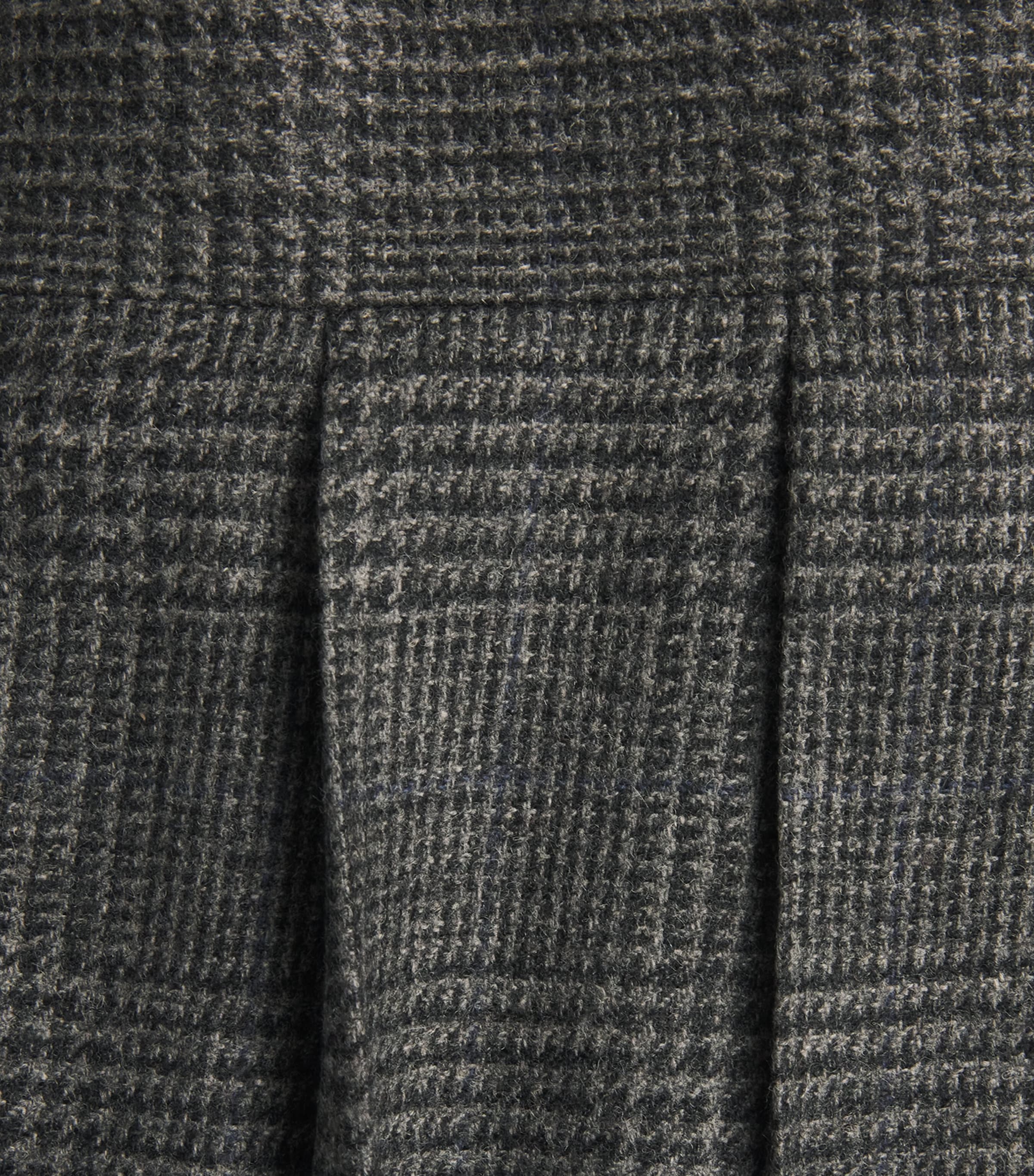 Wool Check Trousers MED GRY MU Image 5