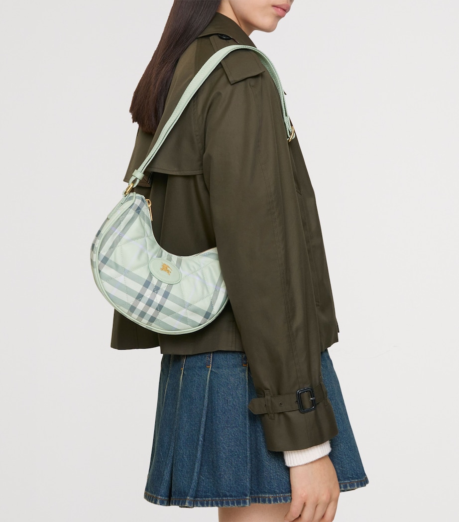 Check Horseshoe Cross-Body Bag SEAFOAM GREEN Image 2