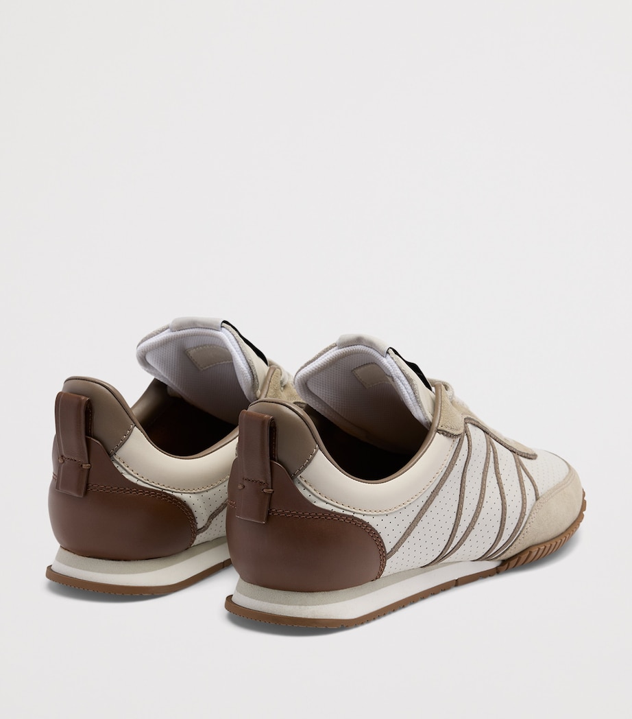 Dunhill Leather The Dunhillian Runner Sneakers Image 4