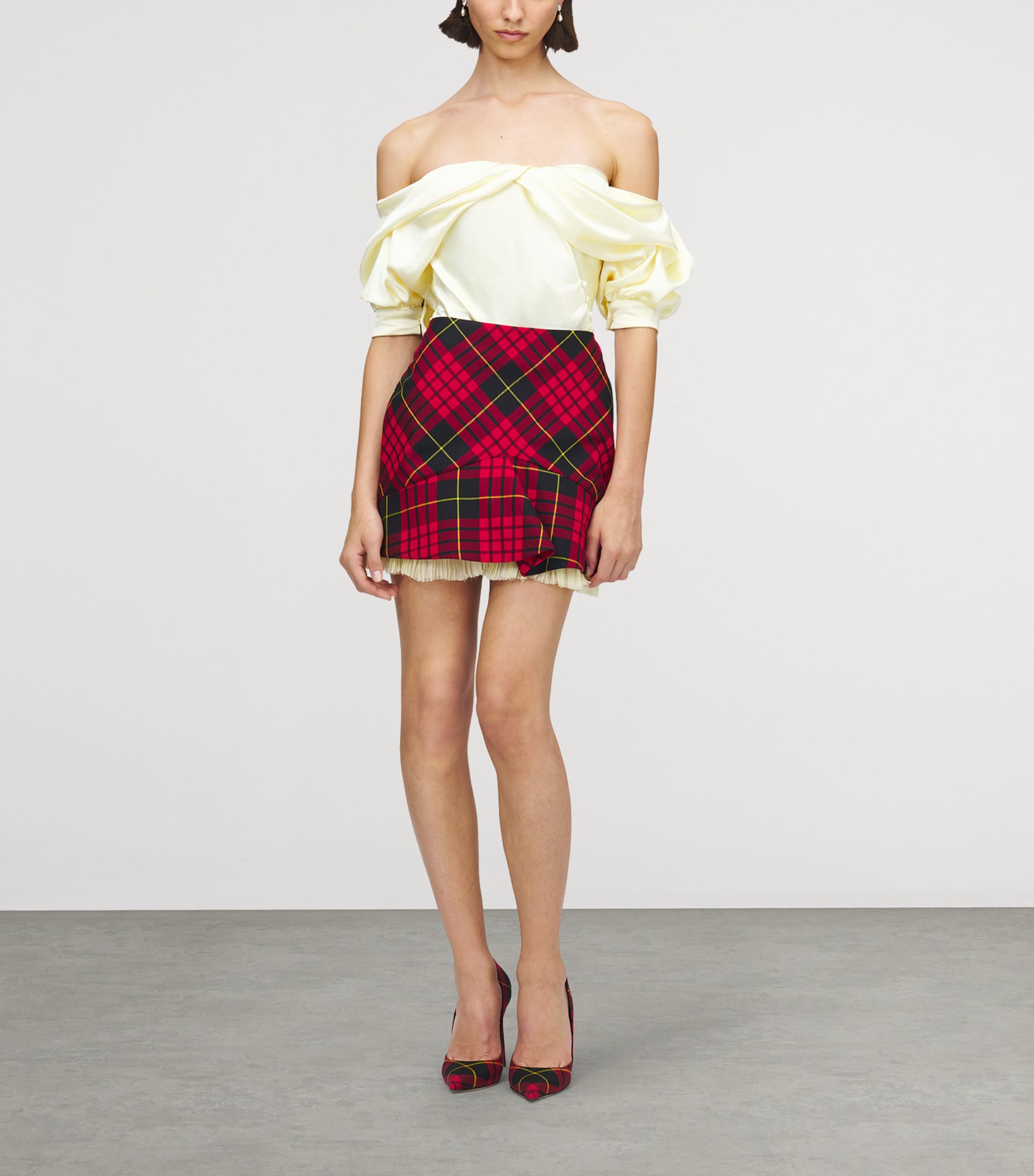 Tartan Mini Skirt 6120 Image 2