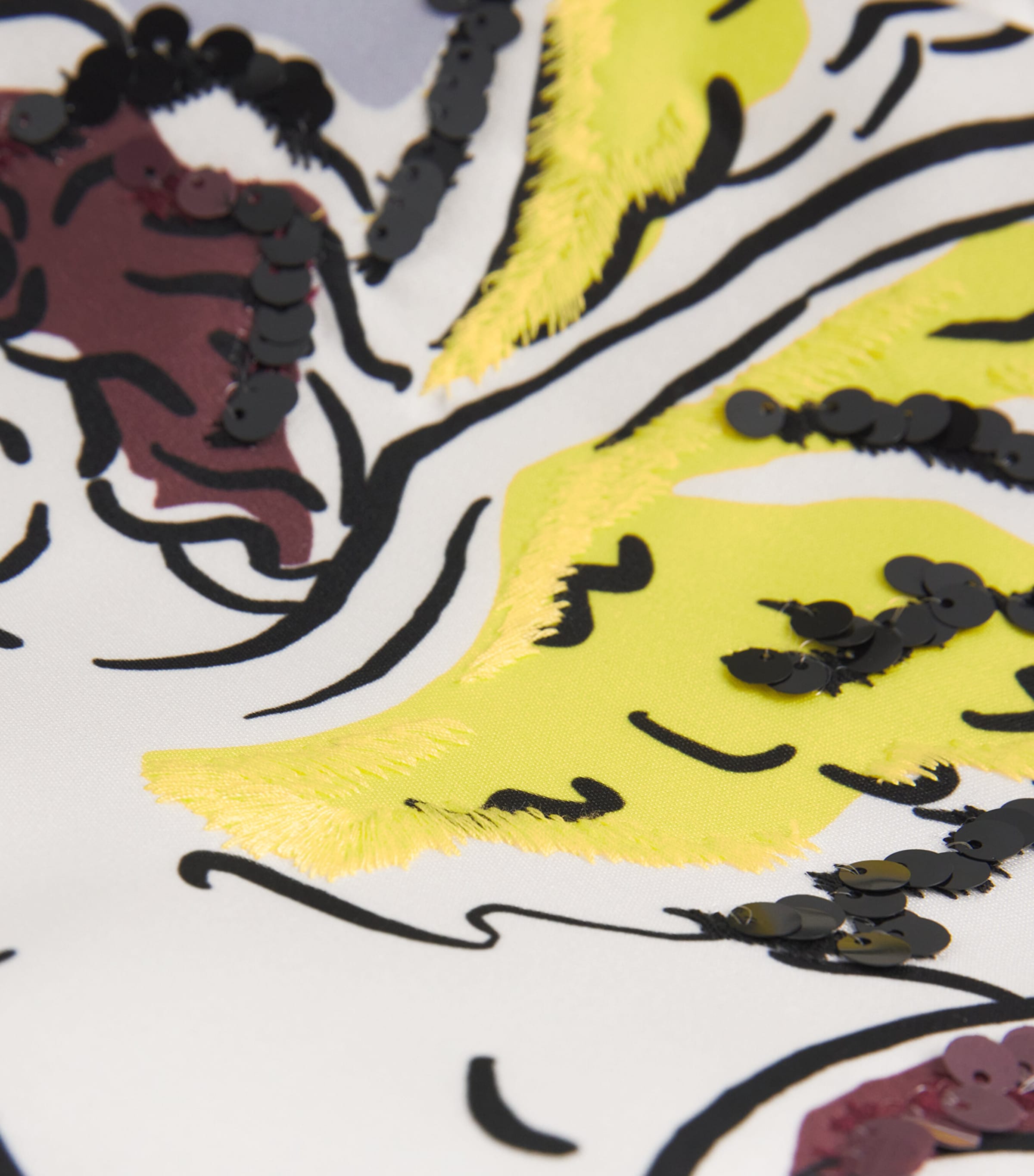 Tory Burch Womens Satin Printed Midi Skirt Lilac Cherubs Image 6