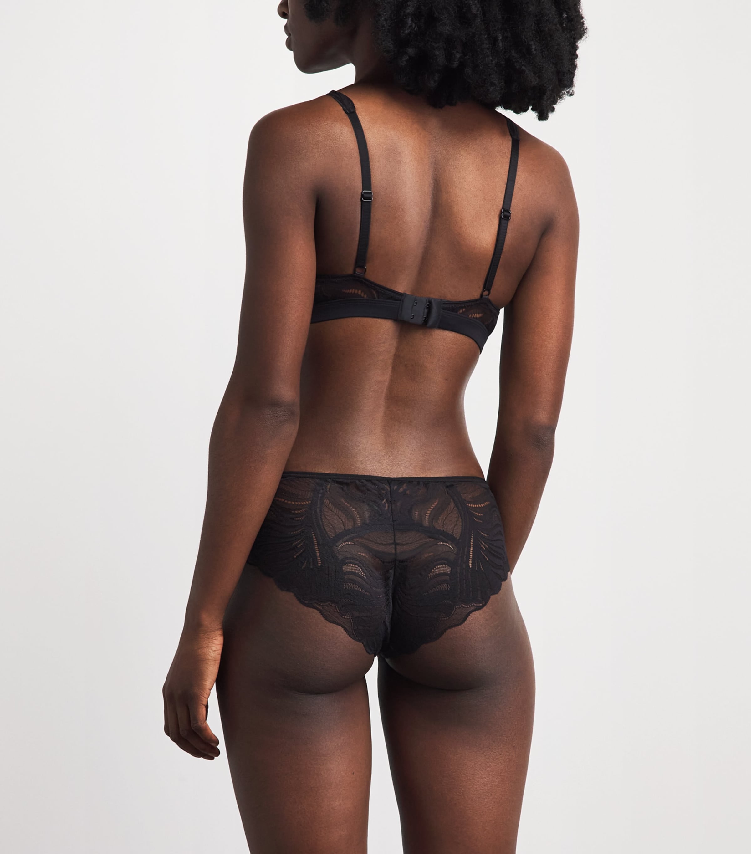 Falke Womens Delicate Touch Briefs Black Image 3