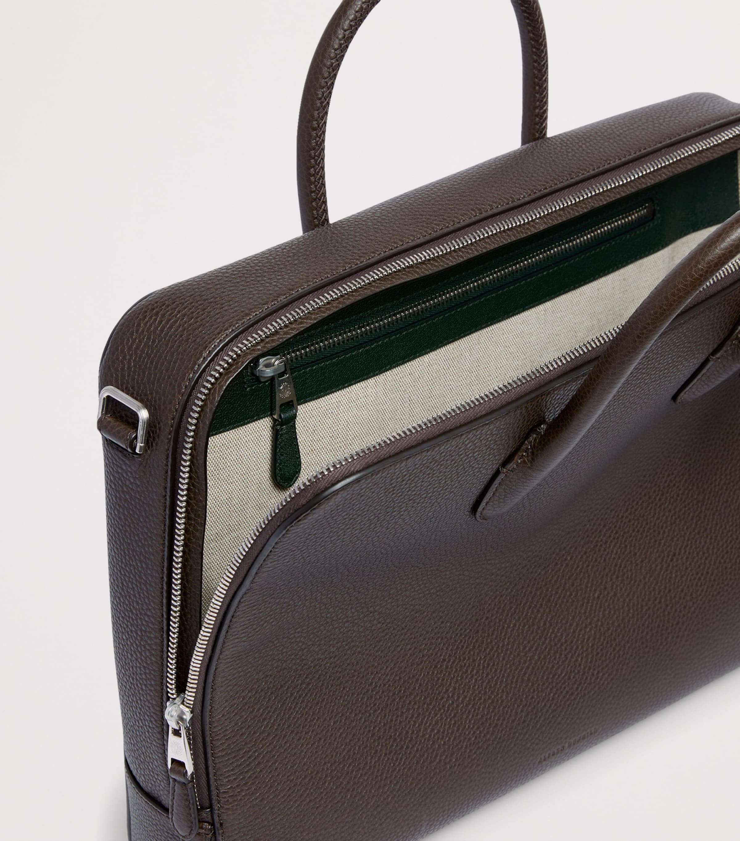 Dunhill Leather Bourdon 38 Briefcase Image 5