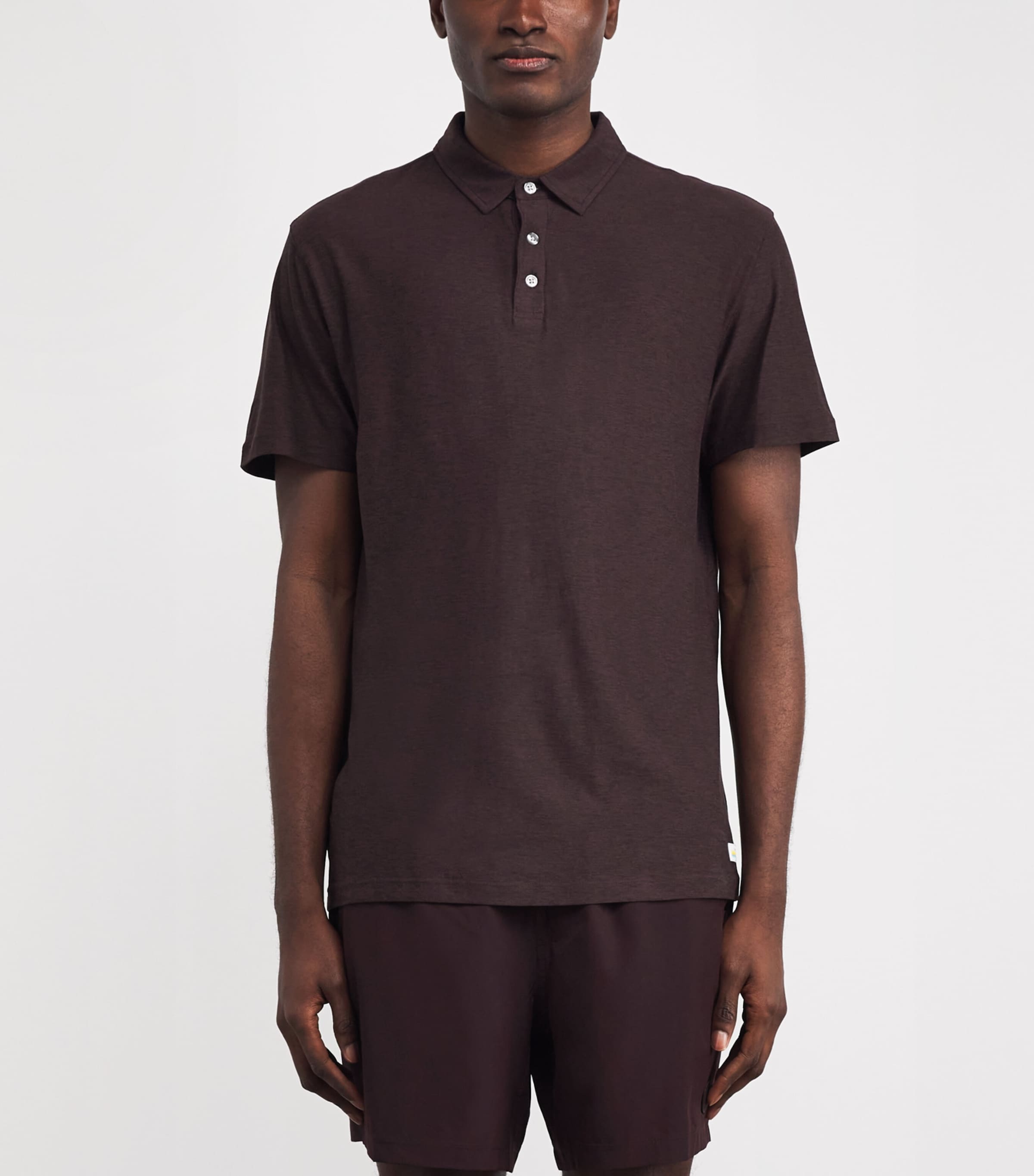 Strato Tech Polo Shirt RAISIN HEATHER-HRA Image 3