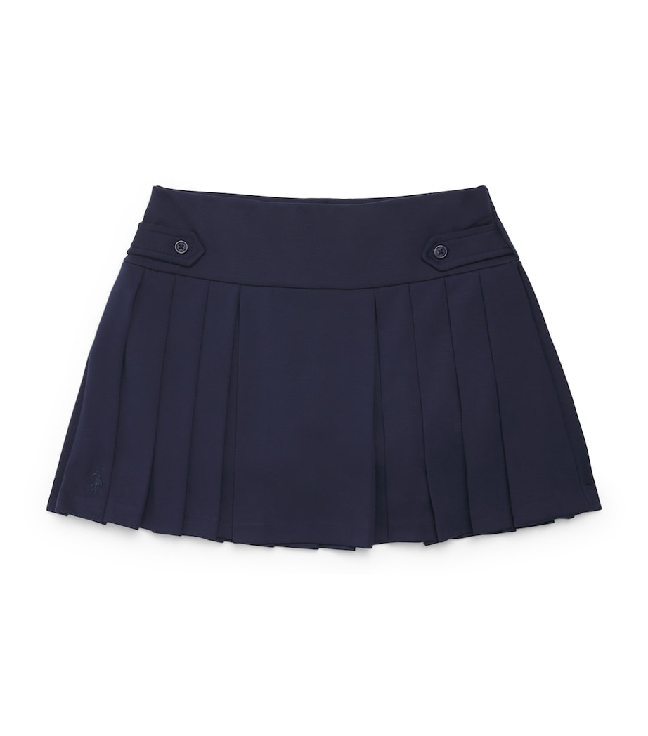 Ralph Lauren Kids x Wimbledon Pleated Mini Skirt (2-6 Years) Rl Navy Image 1