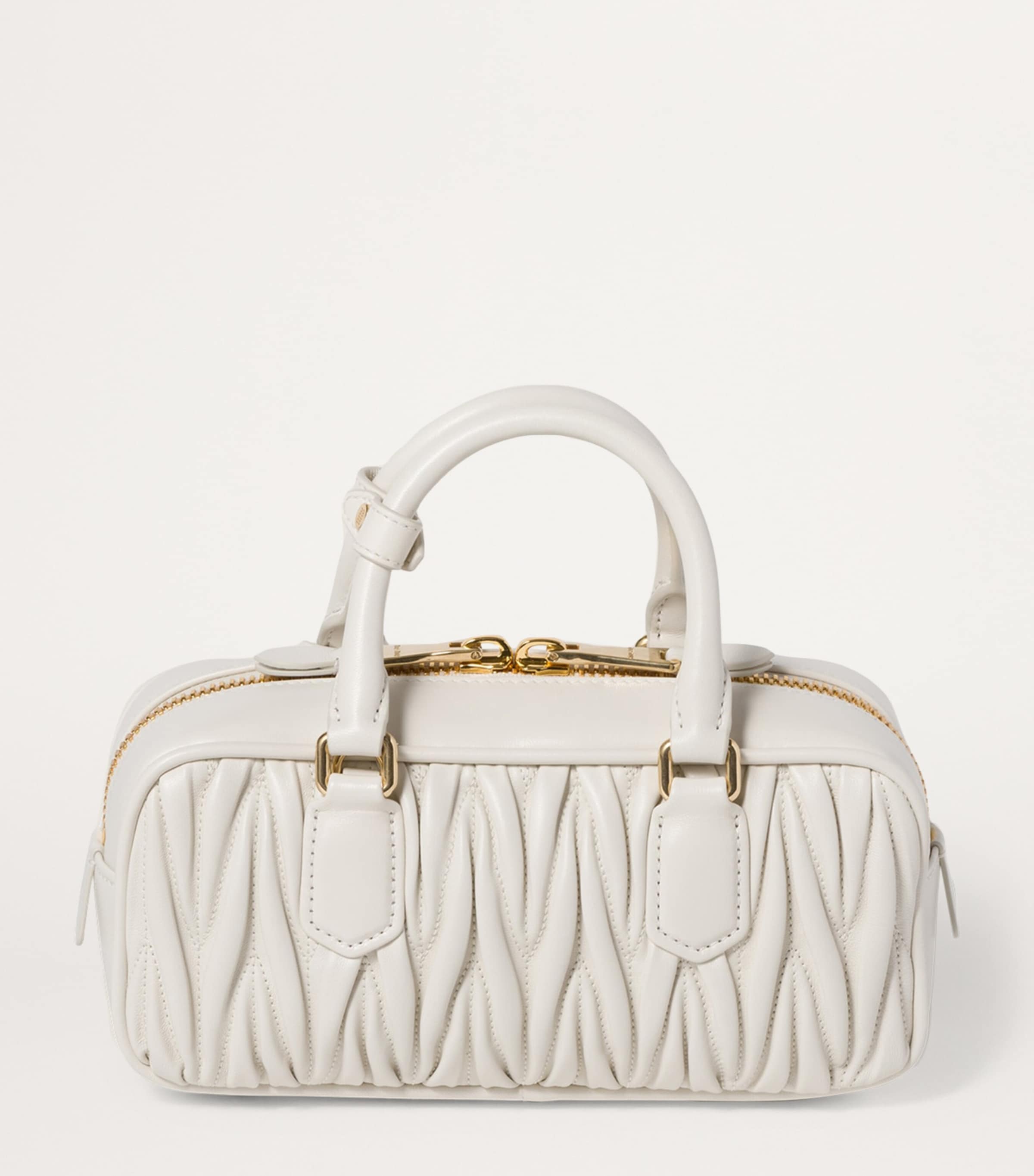 Miu Miu Matelassé Leather Arcadie Top-Handle Bag Image 3