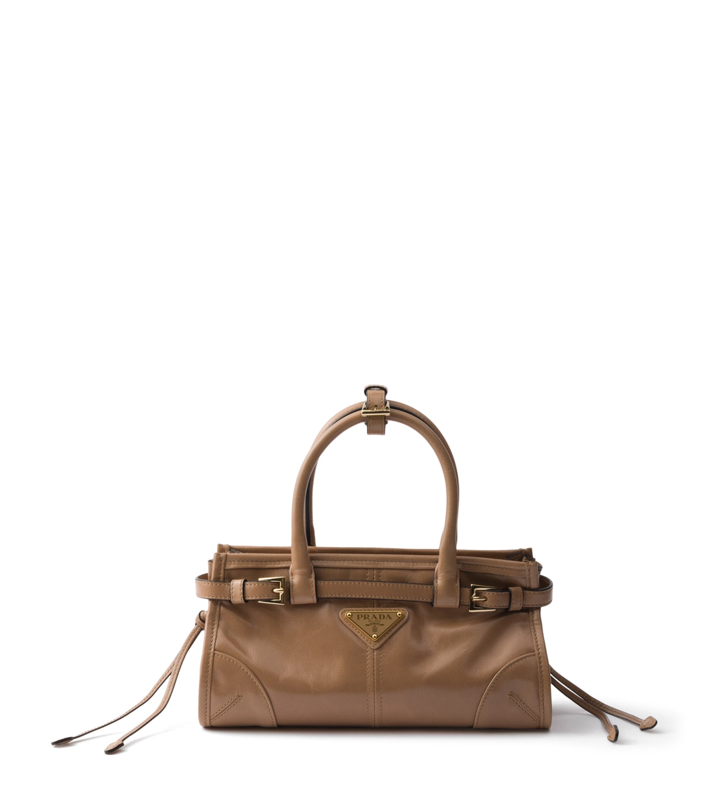 Prada Mini Leather Bonnie Top-Handle Bag Image 1