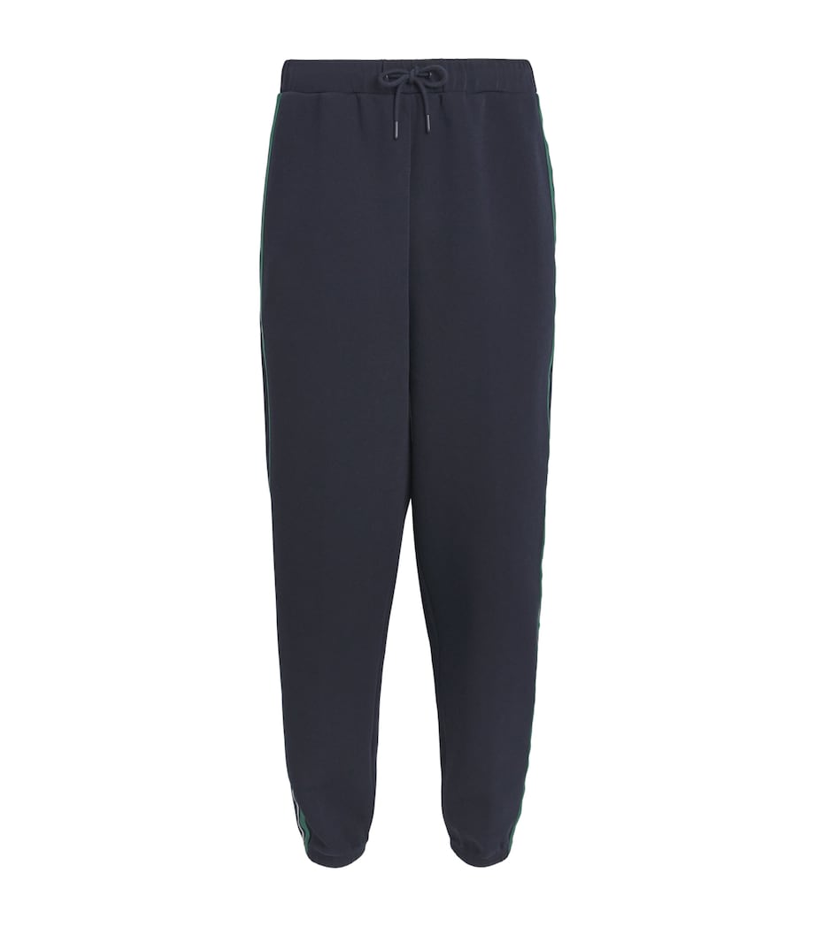 Fred Perry Mens Contrast Tape Sweatpants Navy Image 1