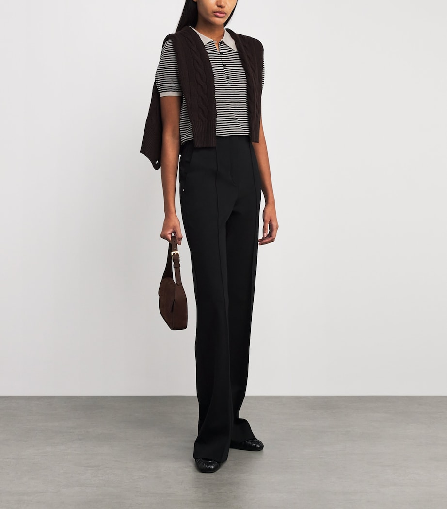 The Smart Polo Top CREAM MULTI Image 2