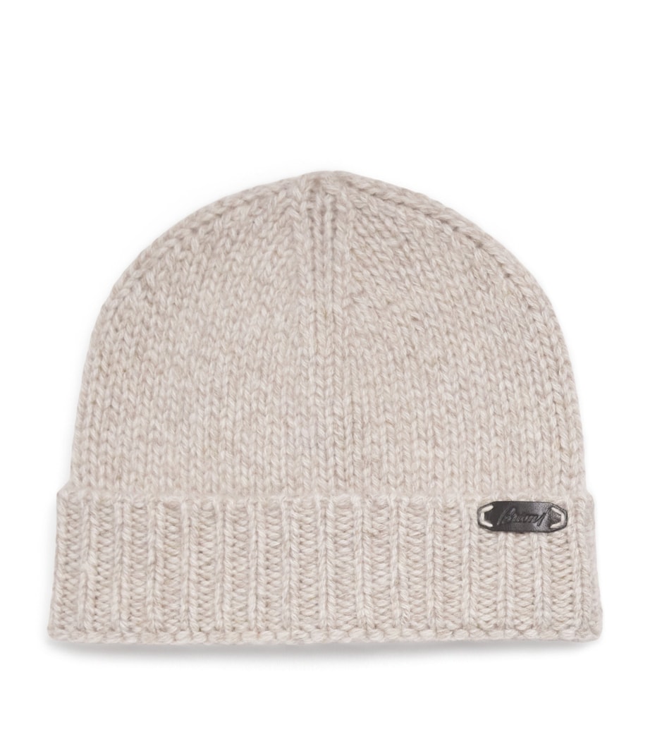 Cashmere Logo Beanie 9700 BEIGE Image 1