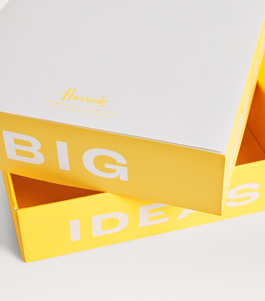 Harrods Logo Memo Block Yellow Image 4