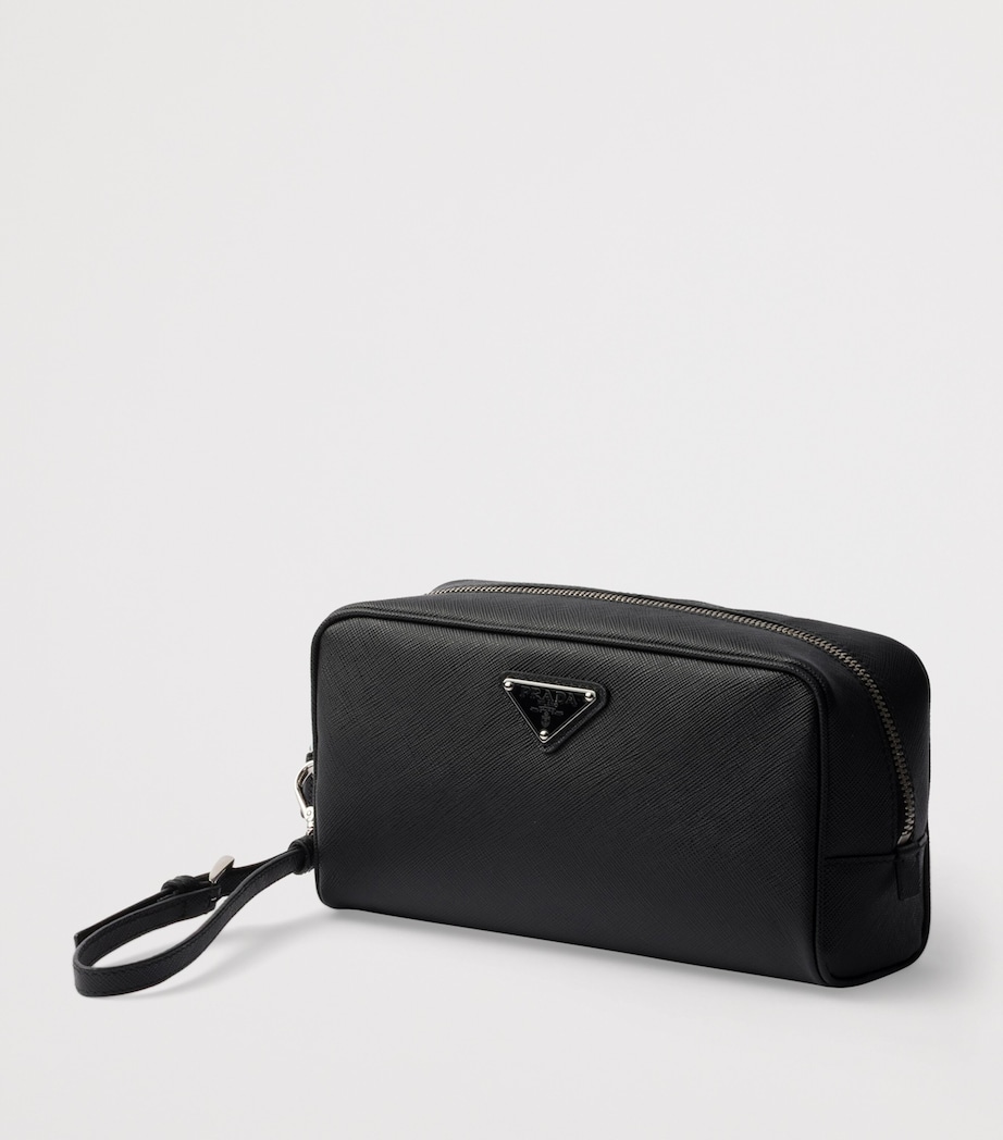 Saffiano Leather Triangle Pouch F0002 Image 2